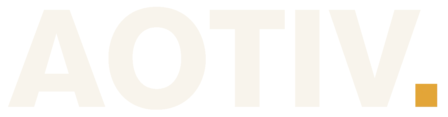 AOTIV White Logo